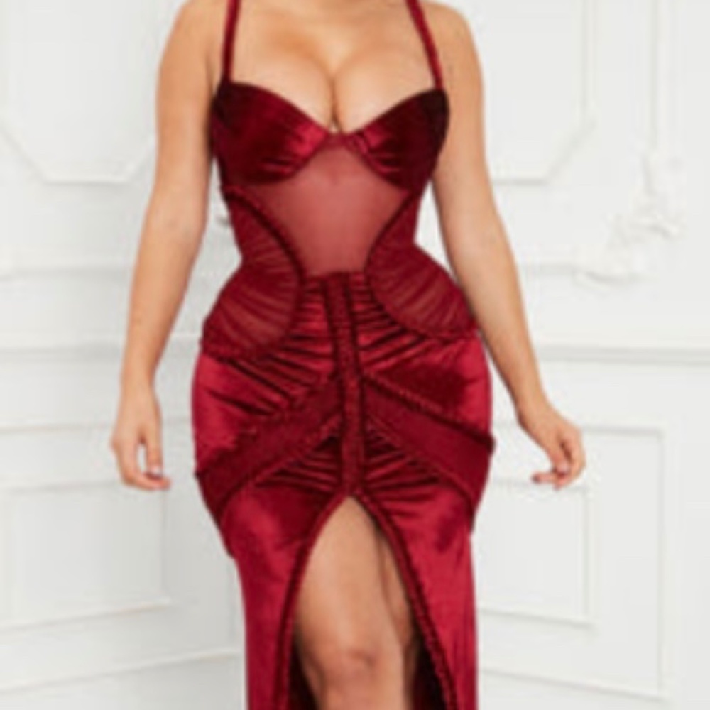Fashion Nova Velvet Dress
